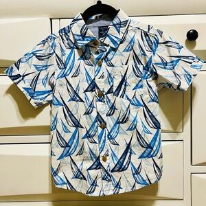 Nautica 3T Never Worn Button Down Boys Shirt